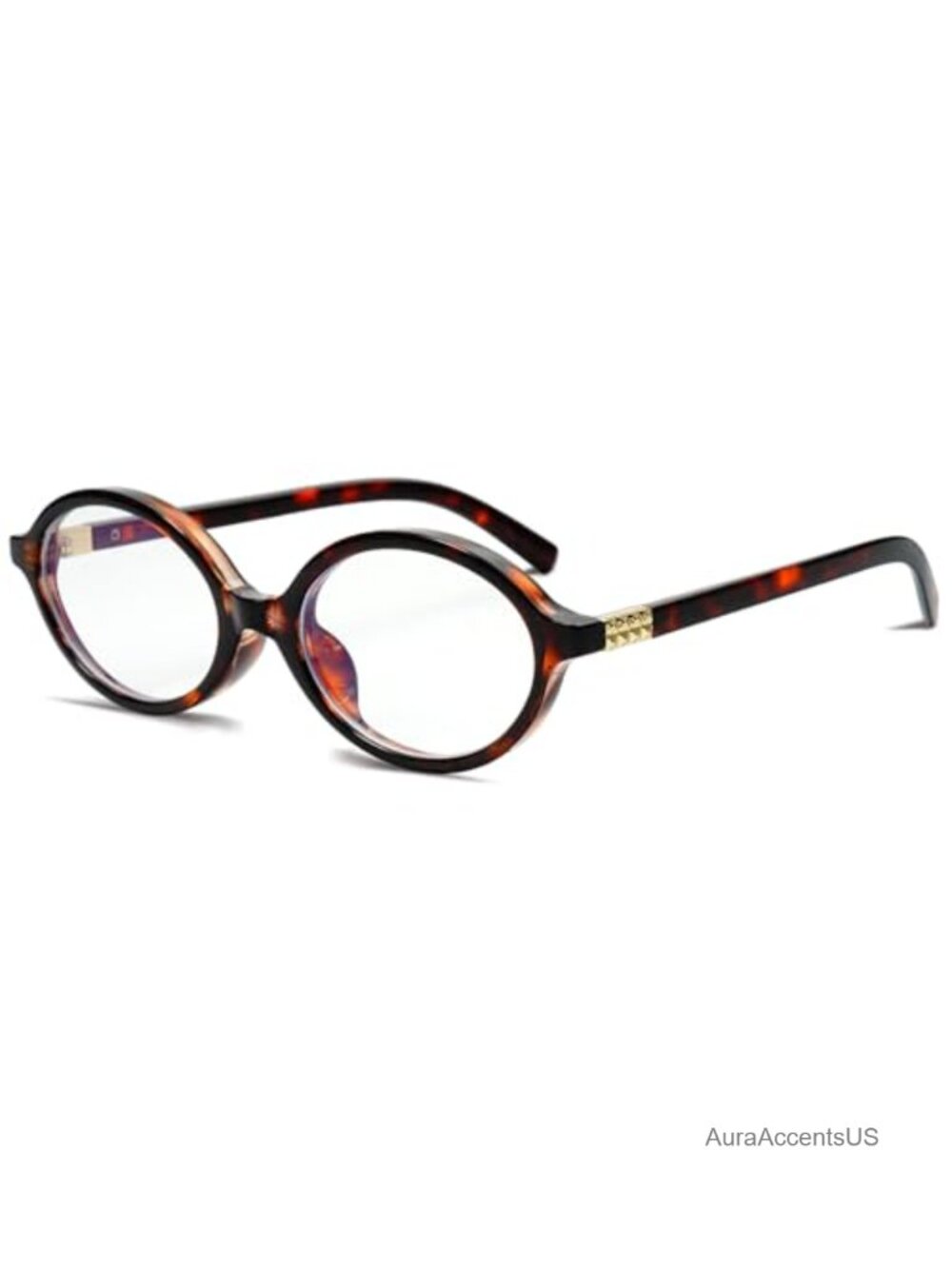 Oval Retro Round Blue Light Blocking Glasses Nerd Eyeglasses Full Rim